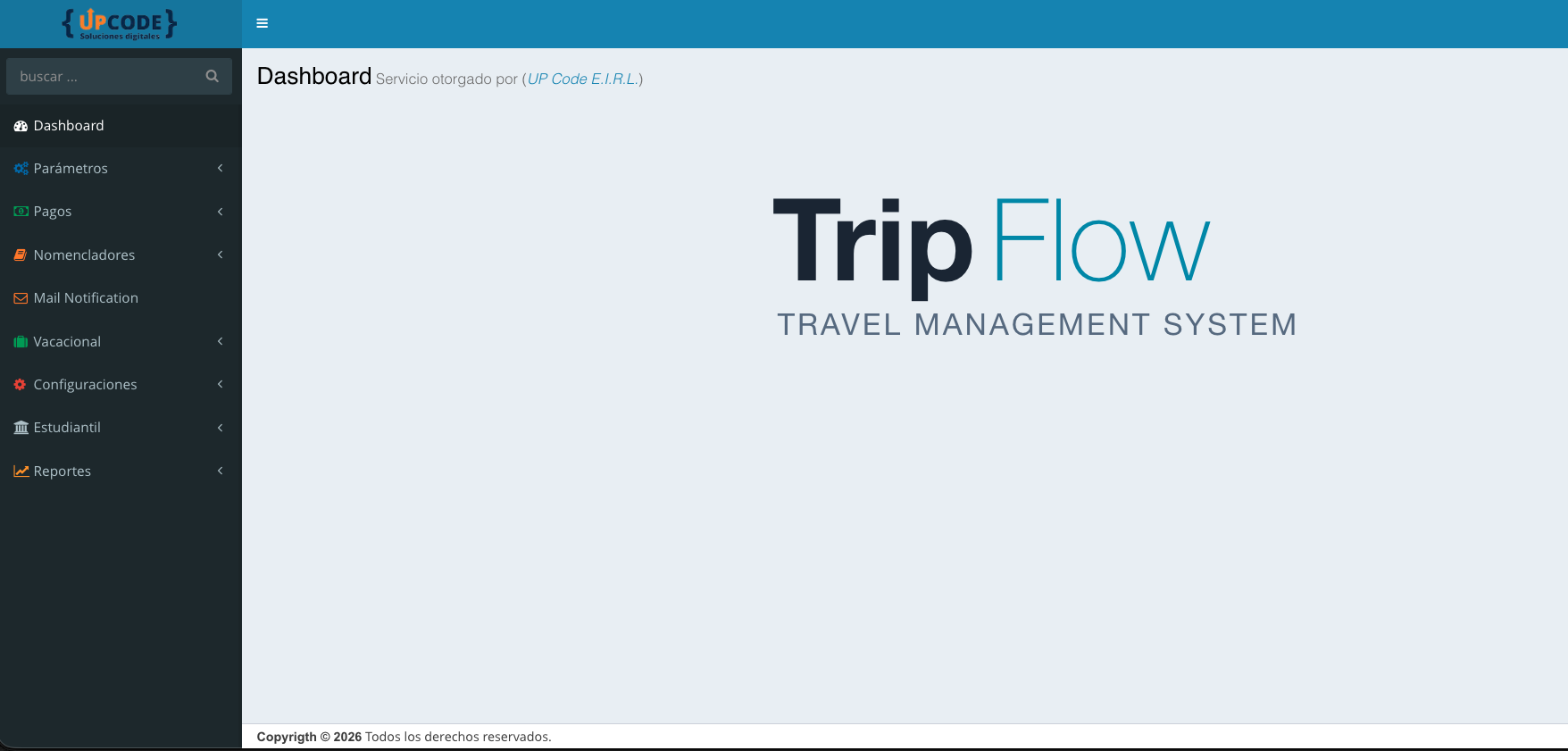 Trip Flow Dashboard - Travel Management System